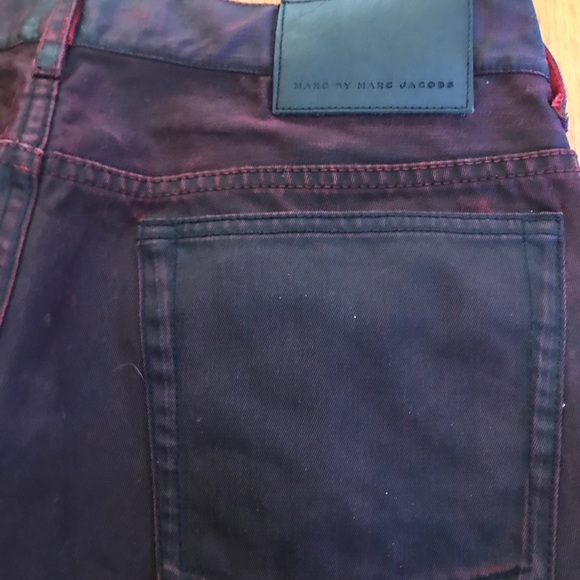 MARC By Marc Jacobs Men’s Red Denim Jeans 32X 34 - Picture 7 of 7